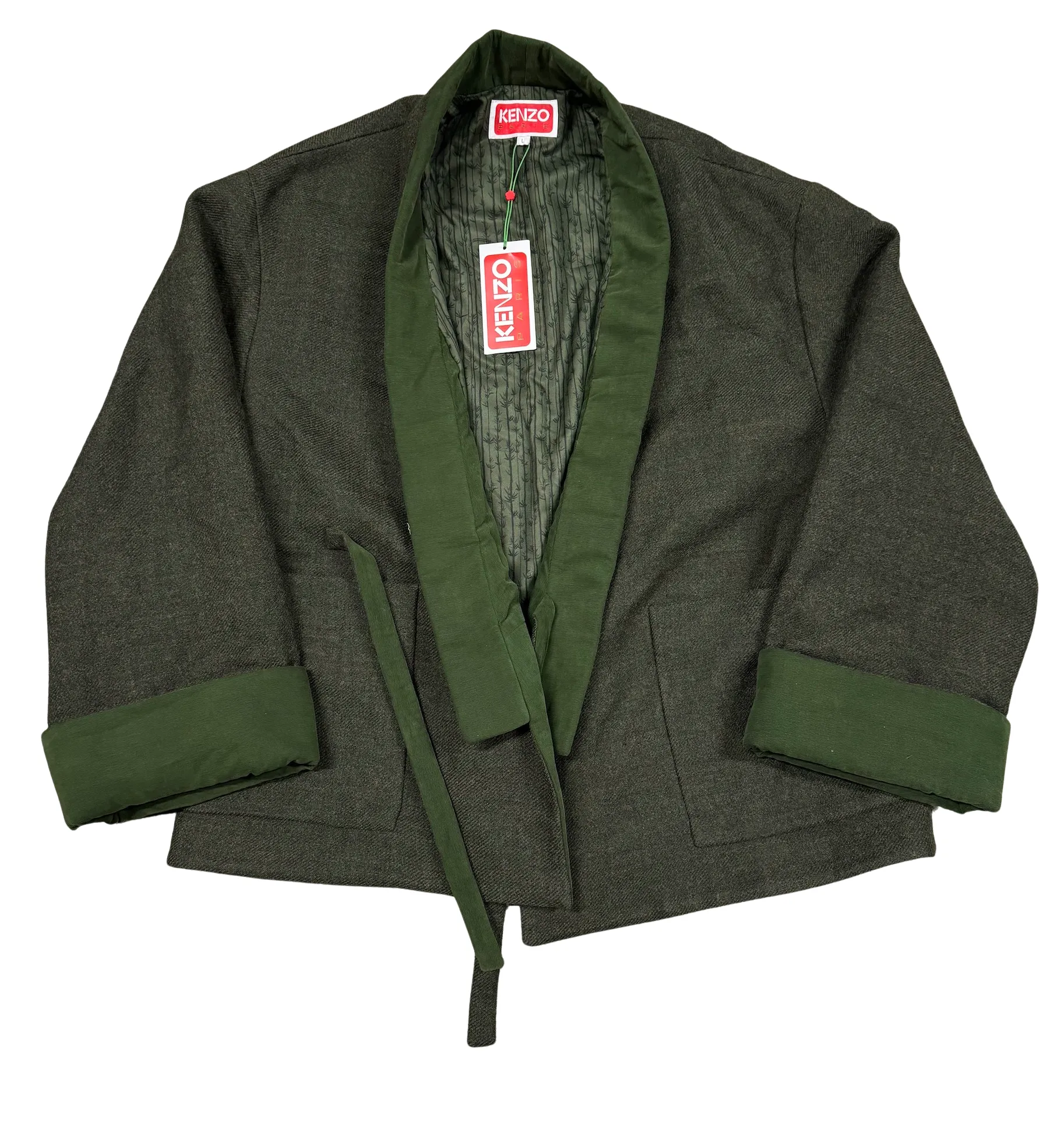 Kenzo 'Green' Wool Coat