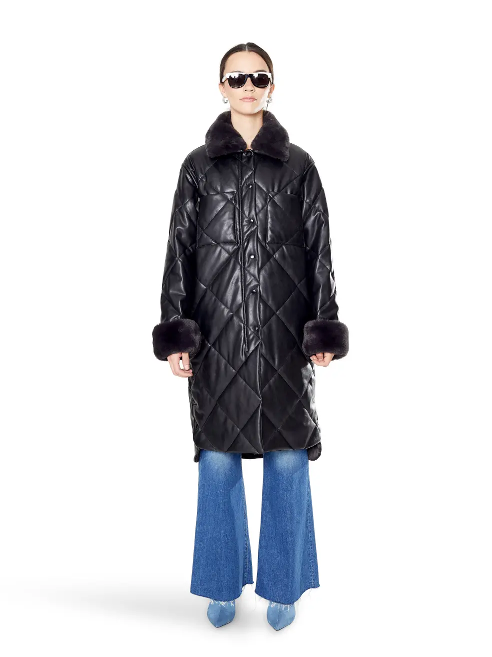 		Kym  Stormi Faux Fur Coat	