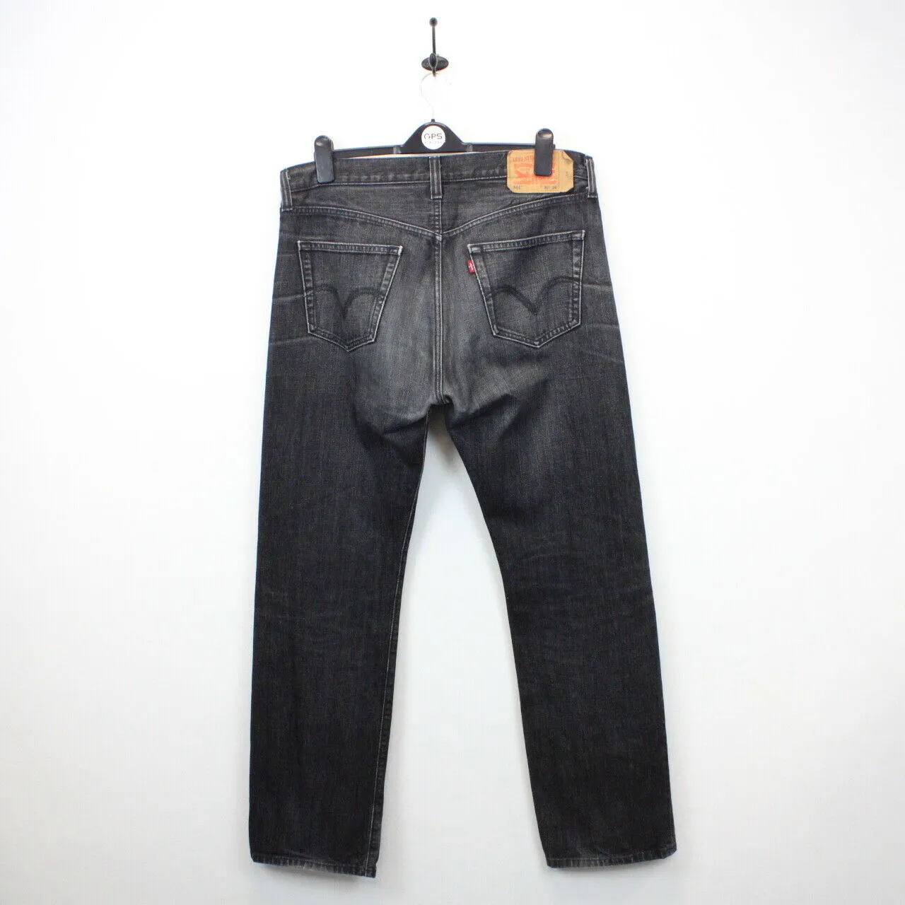 LEVIS 501 Jeans Black Charcoal | W38 L34