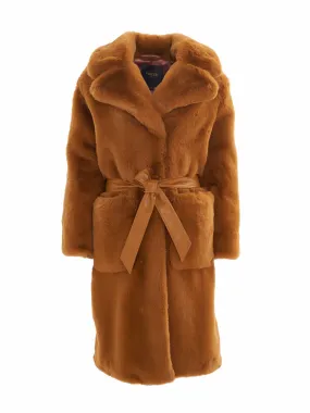 		Lily  Spice Faux Fur Coat	