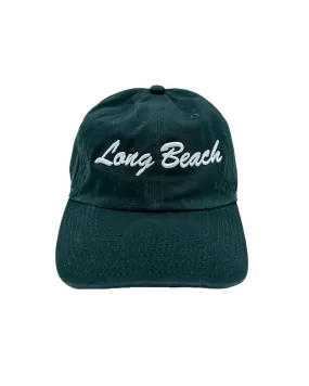 Long Beach Alpine Green Unstructured Dad Hat