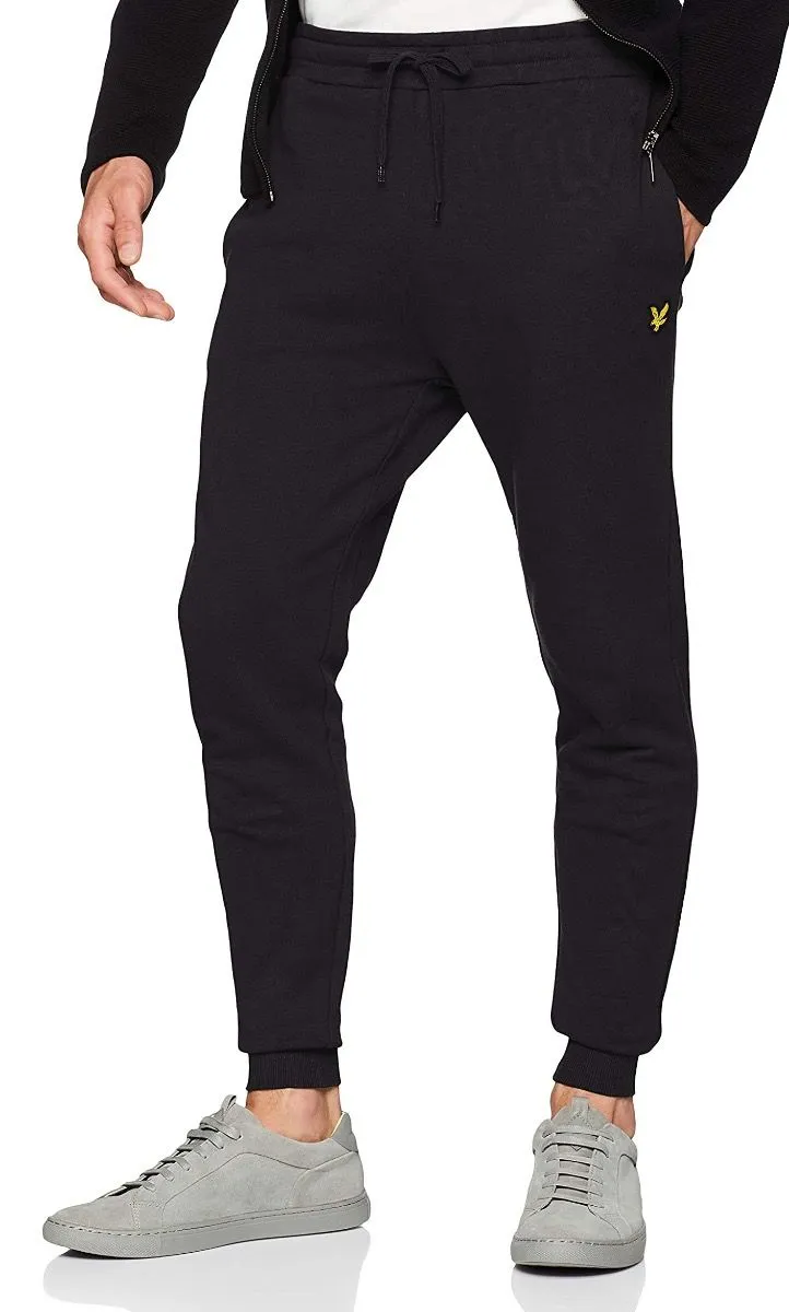 Lyle & Scott Skinny Logo Jogging Bottoms Jet Black