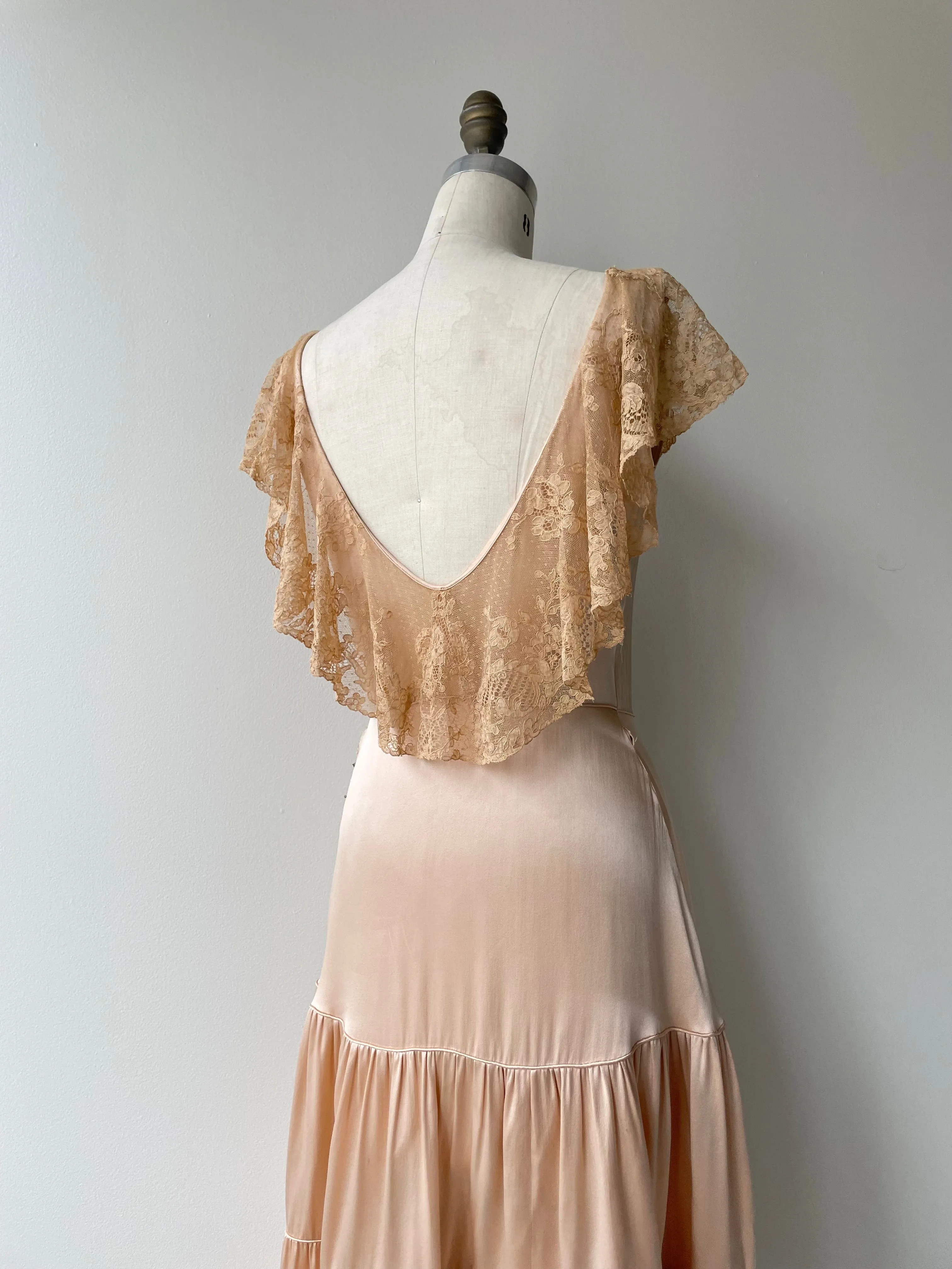 Madrilea Silk Dress | 1930s