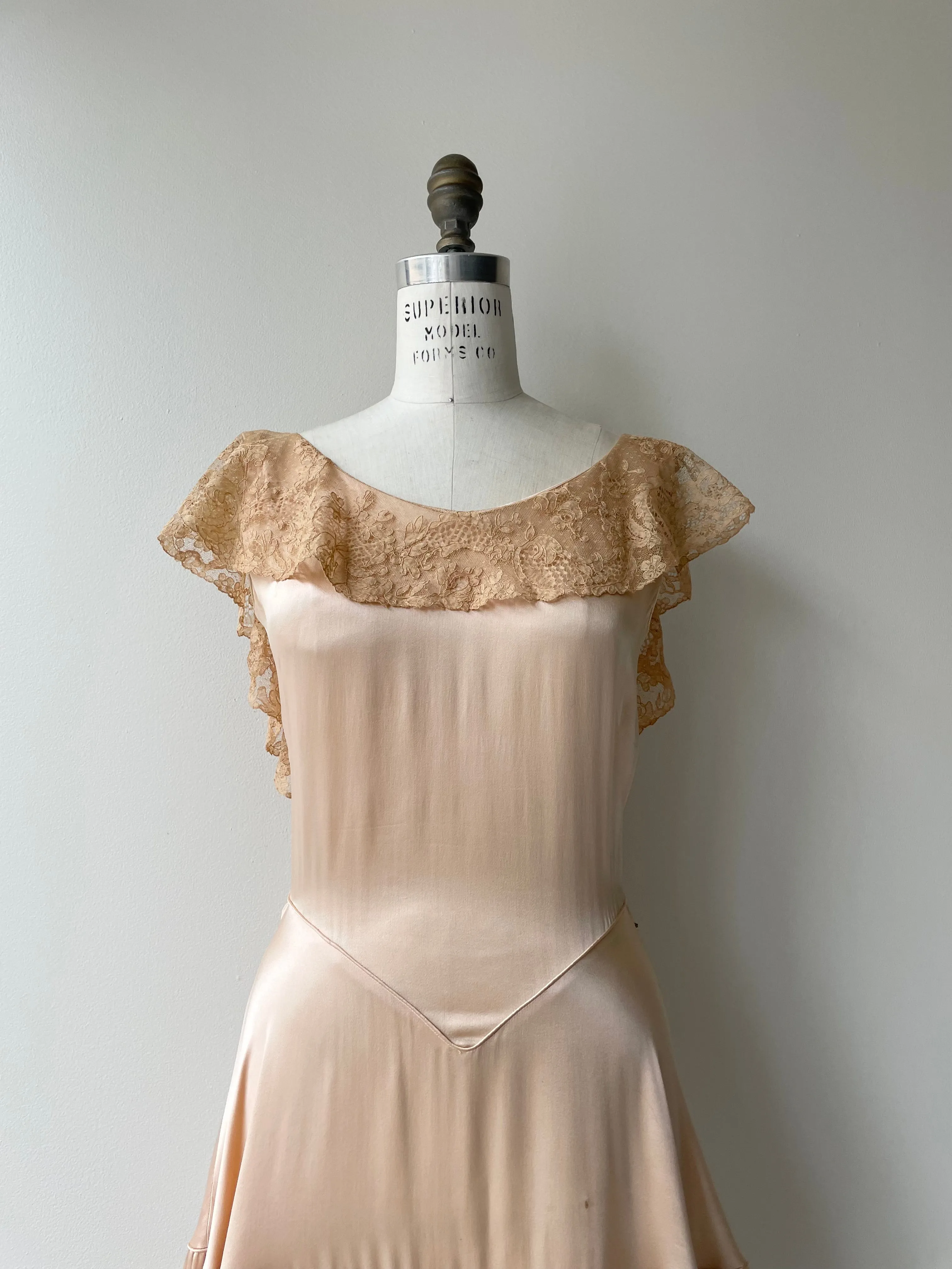 Madrilea Silk Dress | 1930s