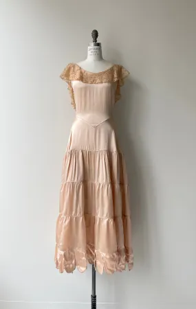 Madrilea Silk Dress | 1930s