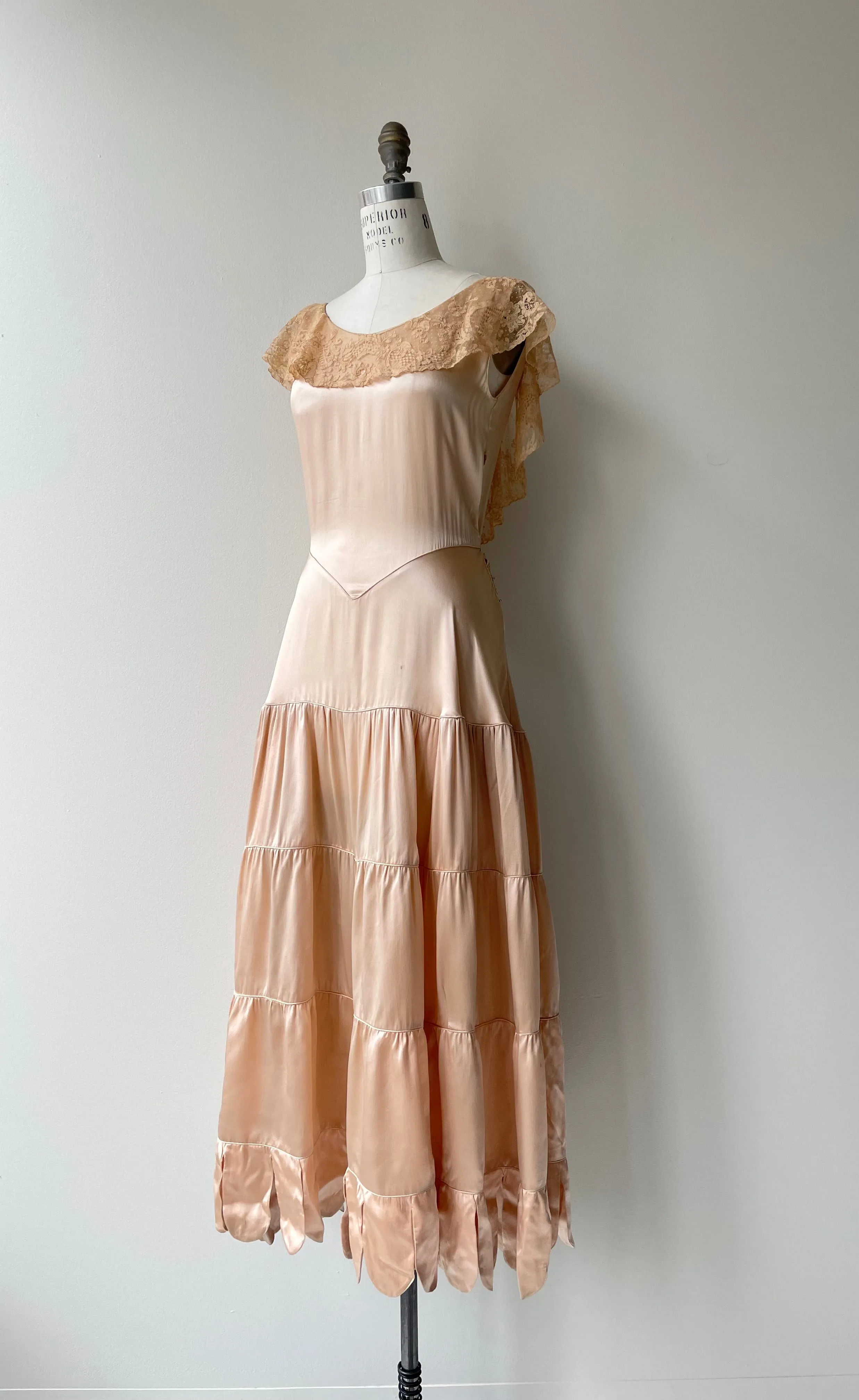 Madrilea Silk Dress | 1930s