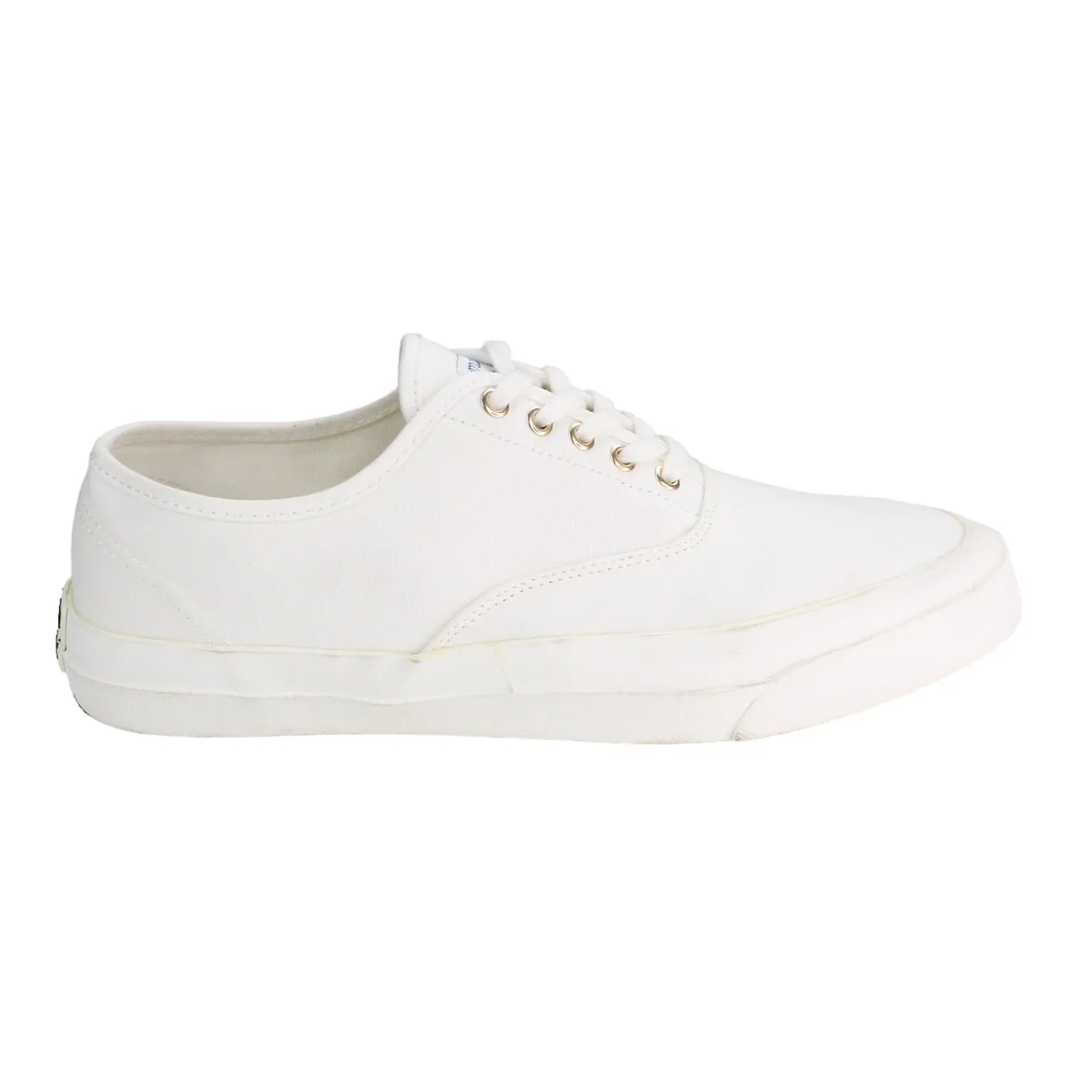 Maison Kitsume White Canvas Sneaker