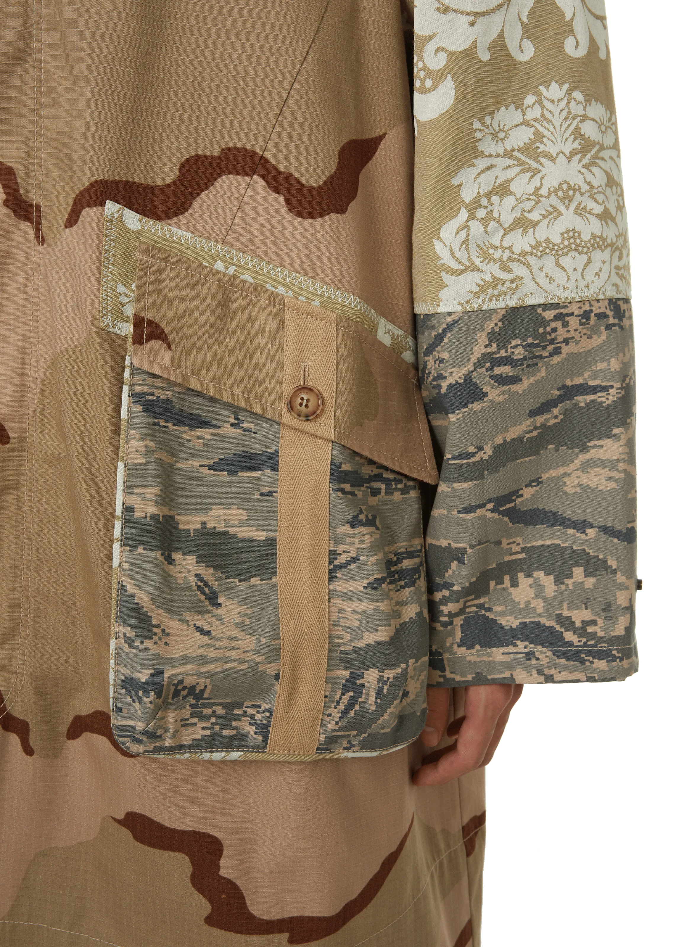 MARINE SERRE  Military-print windbreaker - Multicolour