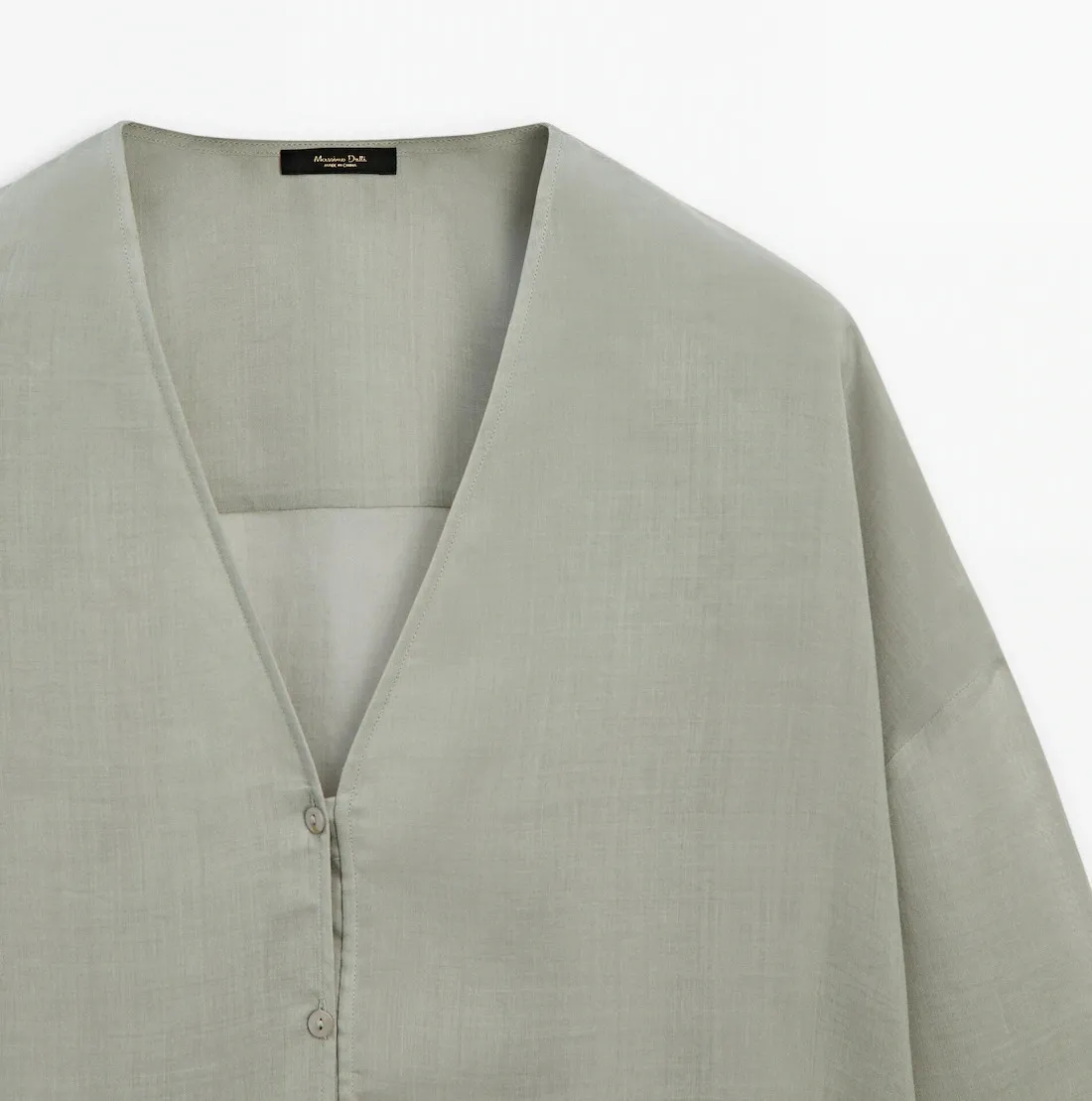 Massimo Dutti  |Linen Plain Shirts & Blouses