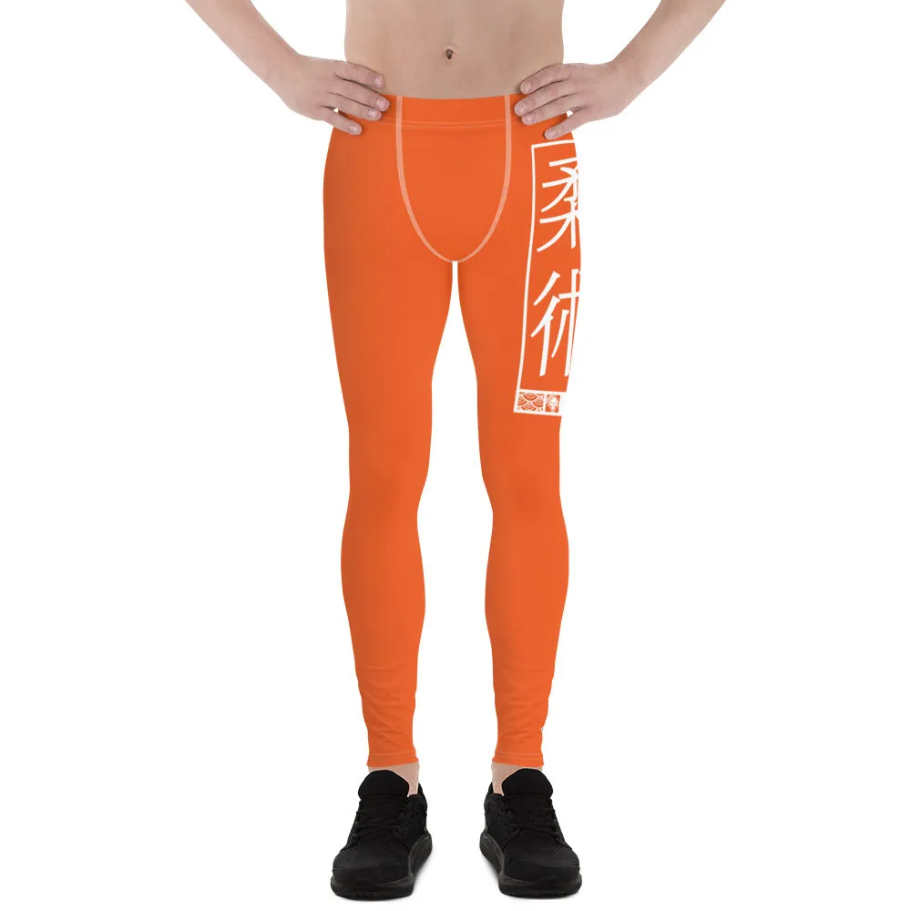 Men's Athletic Workout Leggings For Jiu Jitsu 012 - Flamingo