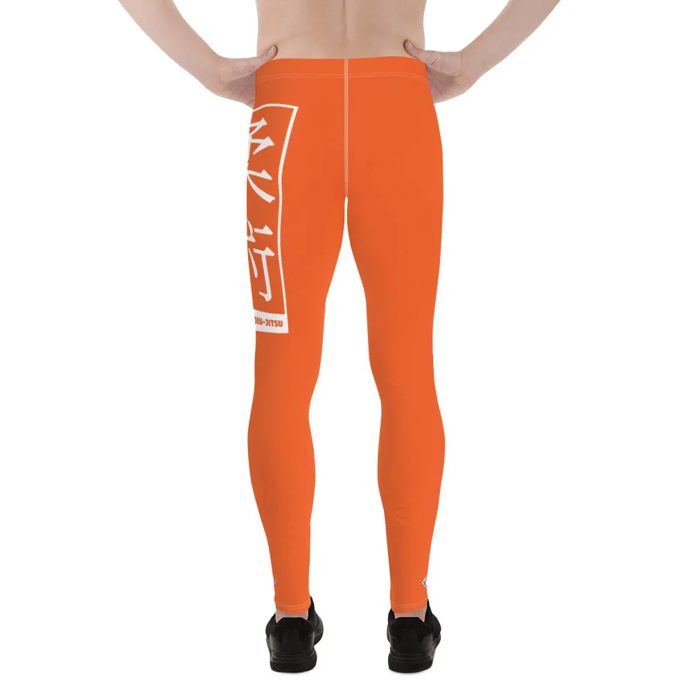 Men's Athletic Workout Leggings For Jiu Jitsu 012 - Flamingo