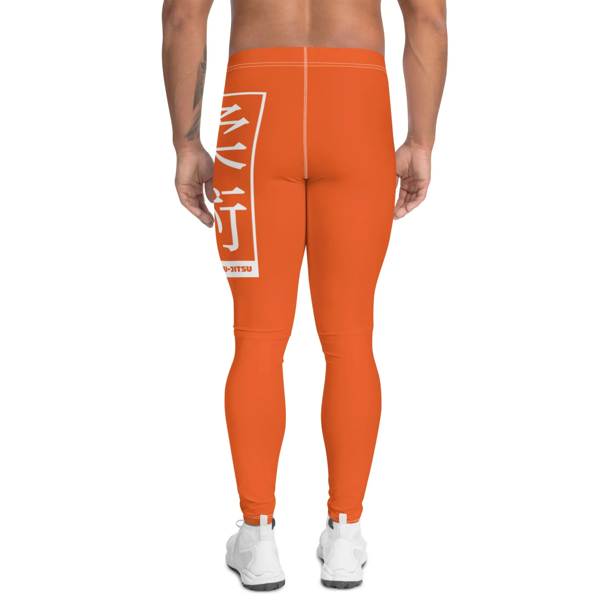 Men's Athletic Workout Leggings For Jiu Jitsu 012 - Flamingo