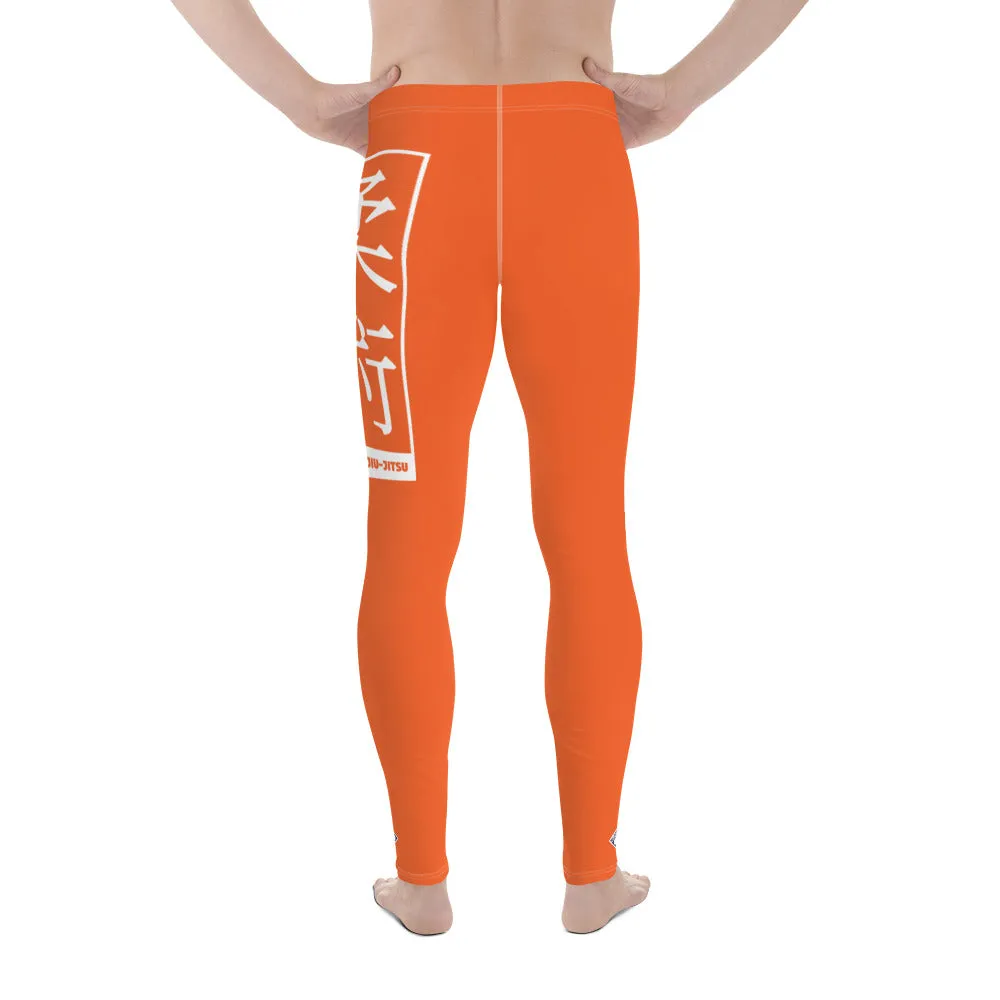 Men's Athletic Workout Leggings For Jiu Jitsu 012 - Flamingo