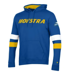 Mens CHAMPION RBL Hofstra University Super Fan Blocked Sleeve Hood