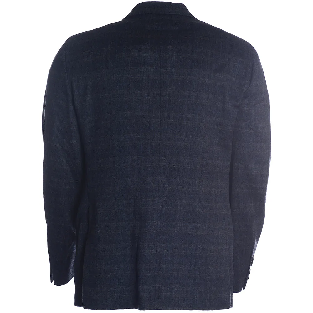 Men's Hackett, Mayfair Cashmere Check Jacket in Grey Multicolour