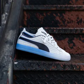 Men's Puma x Playstation Suede (Glacial Gray/ New Navy)