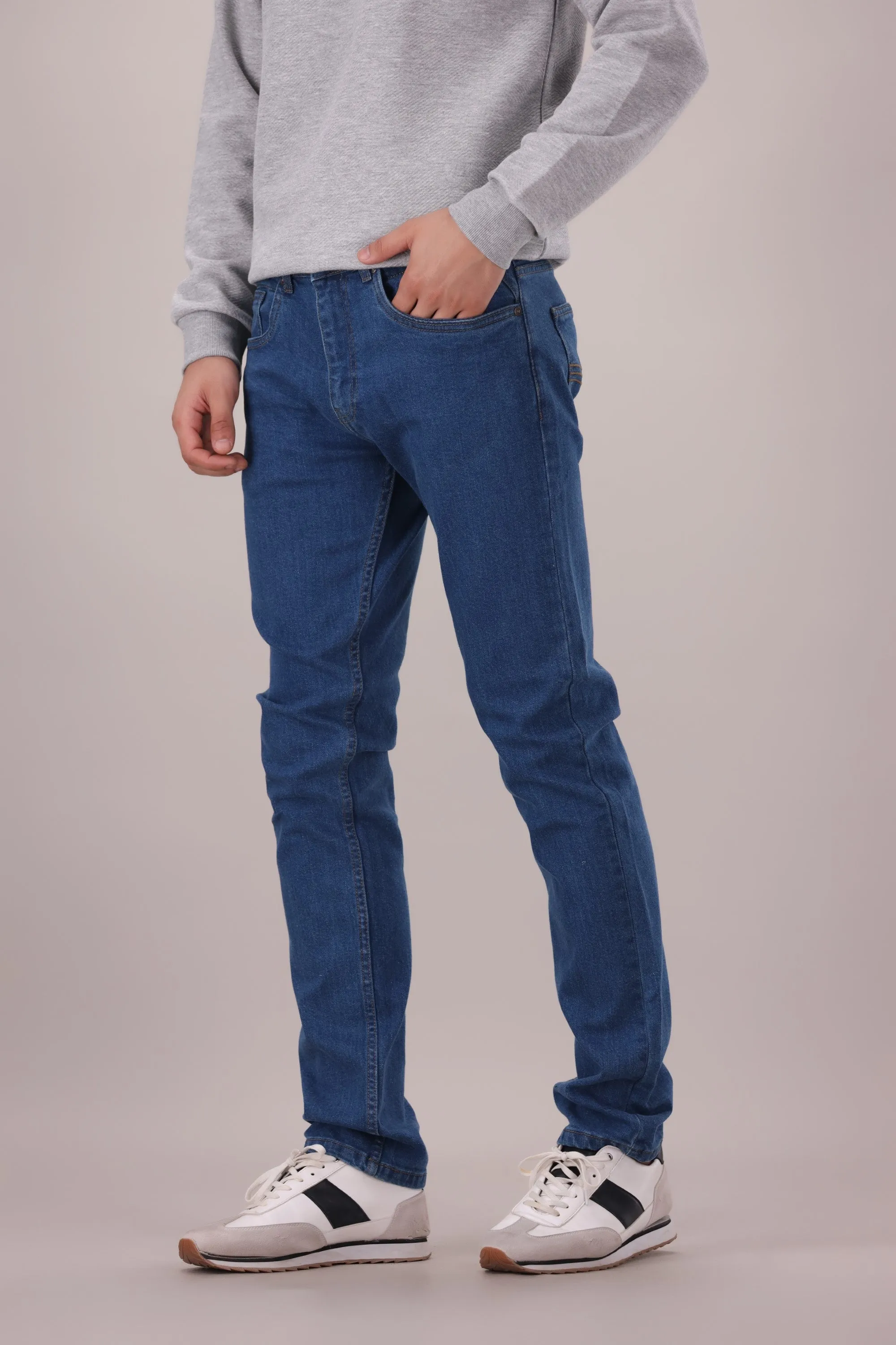 Mid Blue Smart Fit Jeans