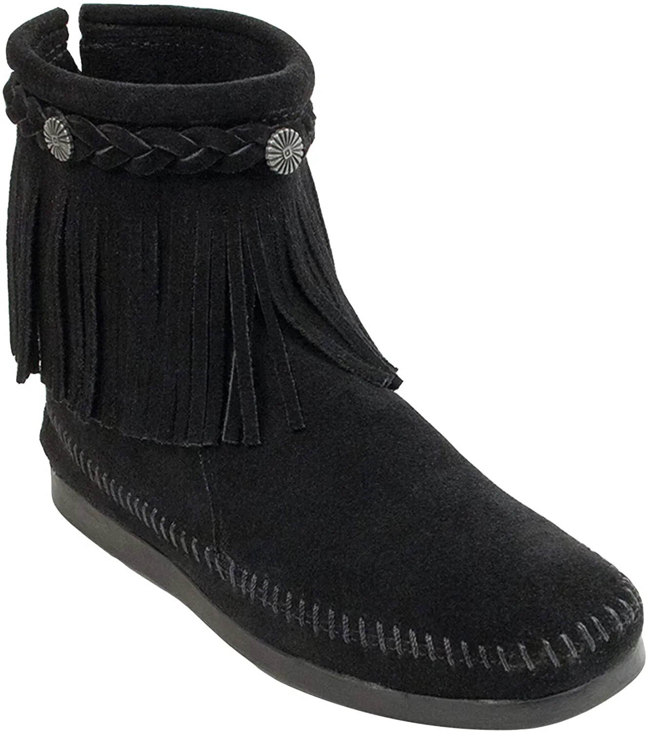 Minnetonka Women's High Top Back Zip Boot