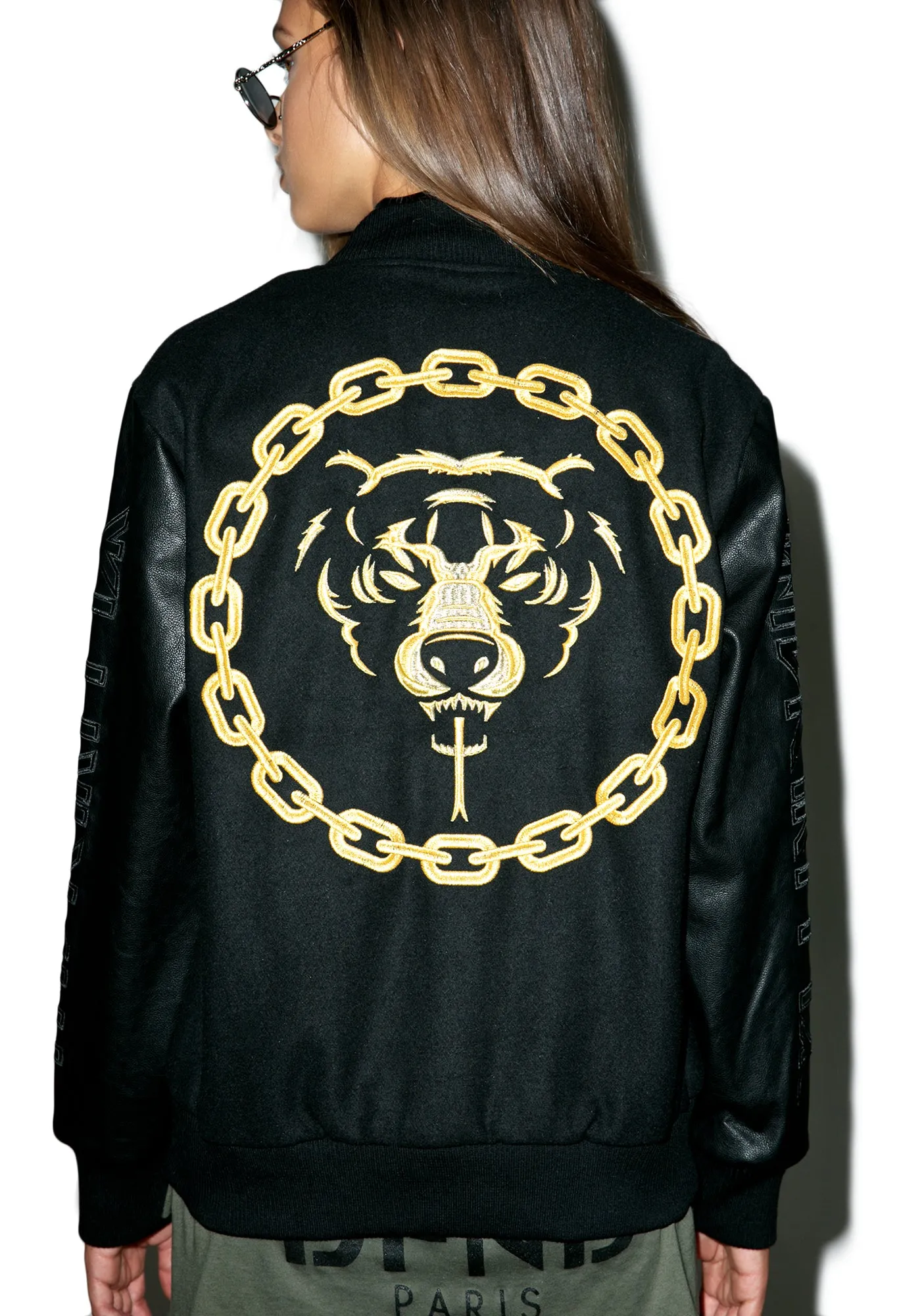 Mishka 2.0 Death Adder Chain Varsity Jacket-