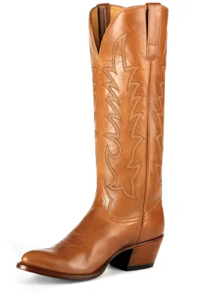 Miss Macie Bean Womens Tan Leather Elle on Wheels Fashion Boots 9 M