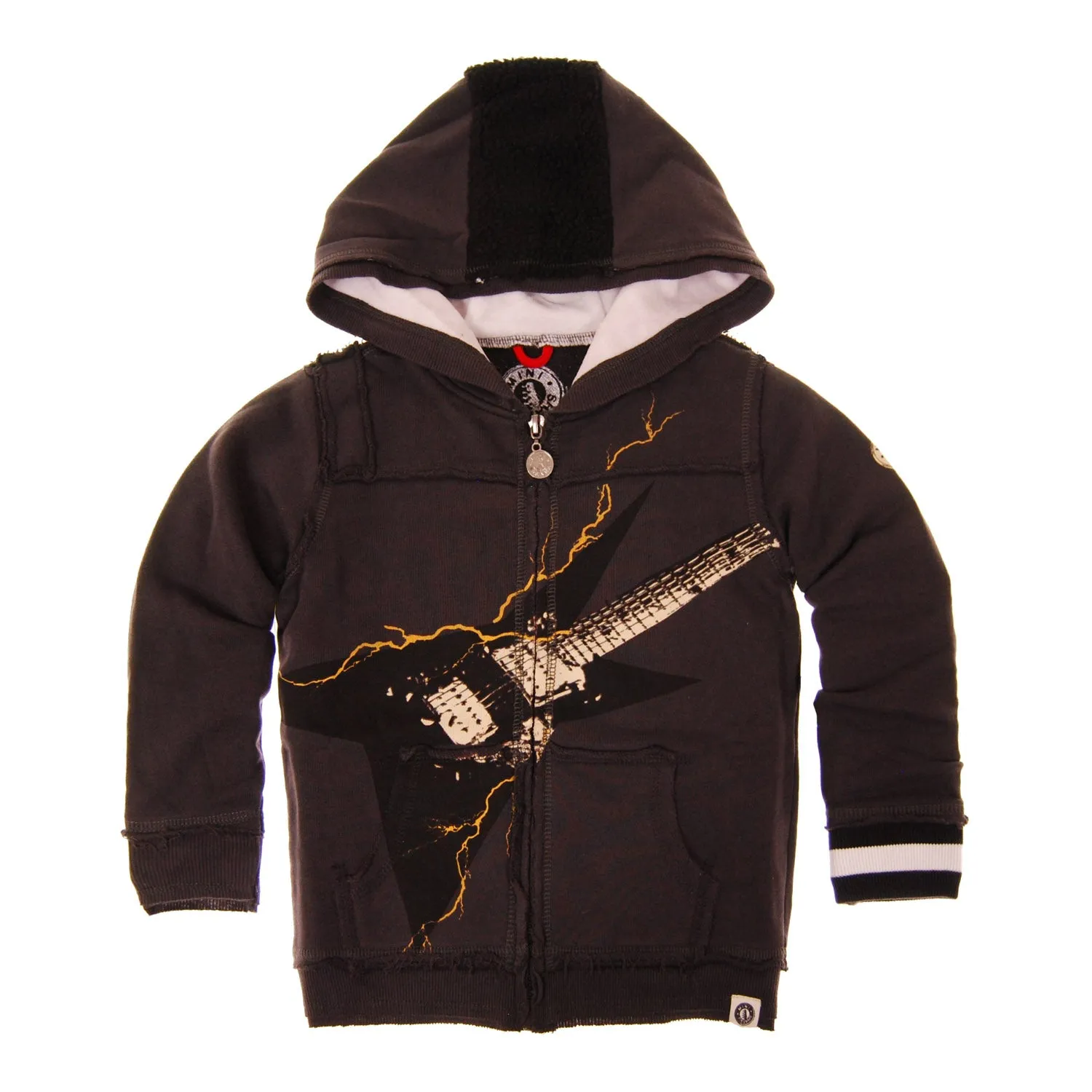 Mohawk Guitar Baby Hoody by: Mini Shatsu