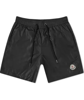 Moncler Men's Logo Zip Pocket Swim Shorts