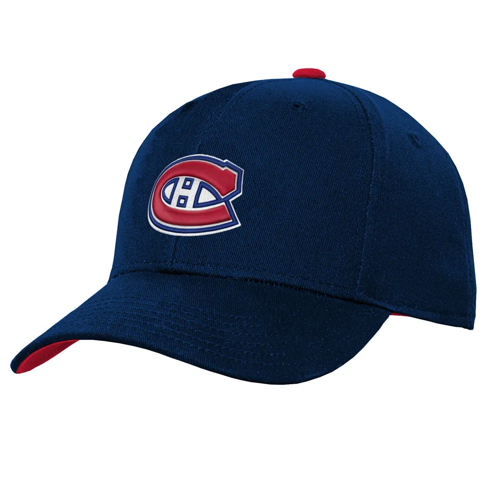 MONTREAL CANADIENS CHILDRENS PRECURVED SNAPBACK HAT