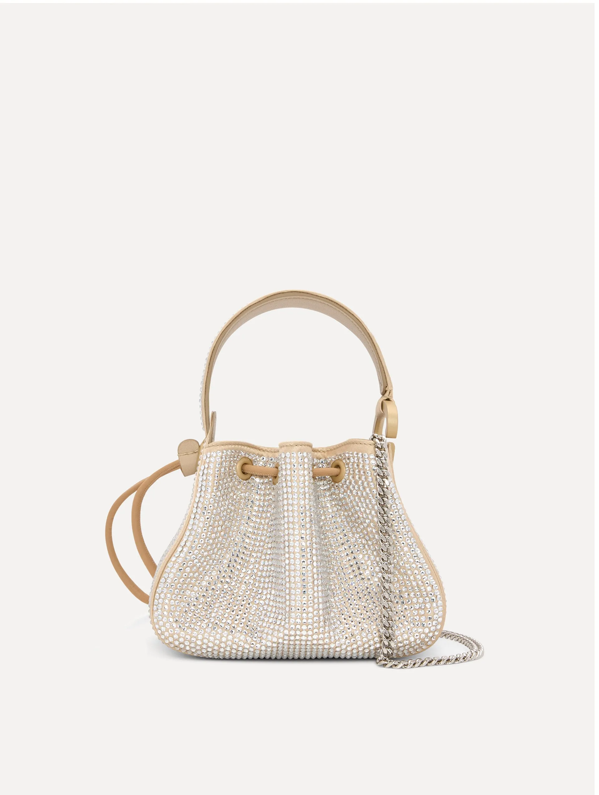 Nano Crystal Pavé O Handle Bag