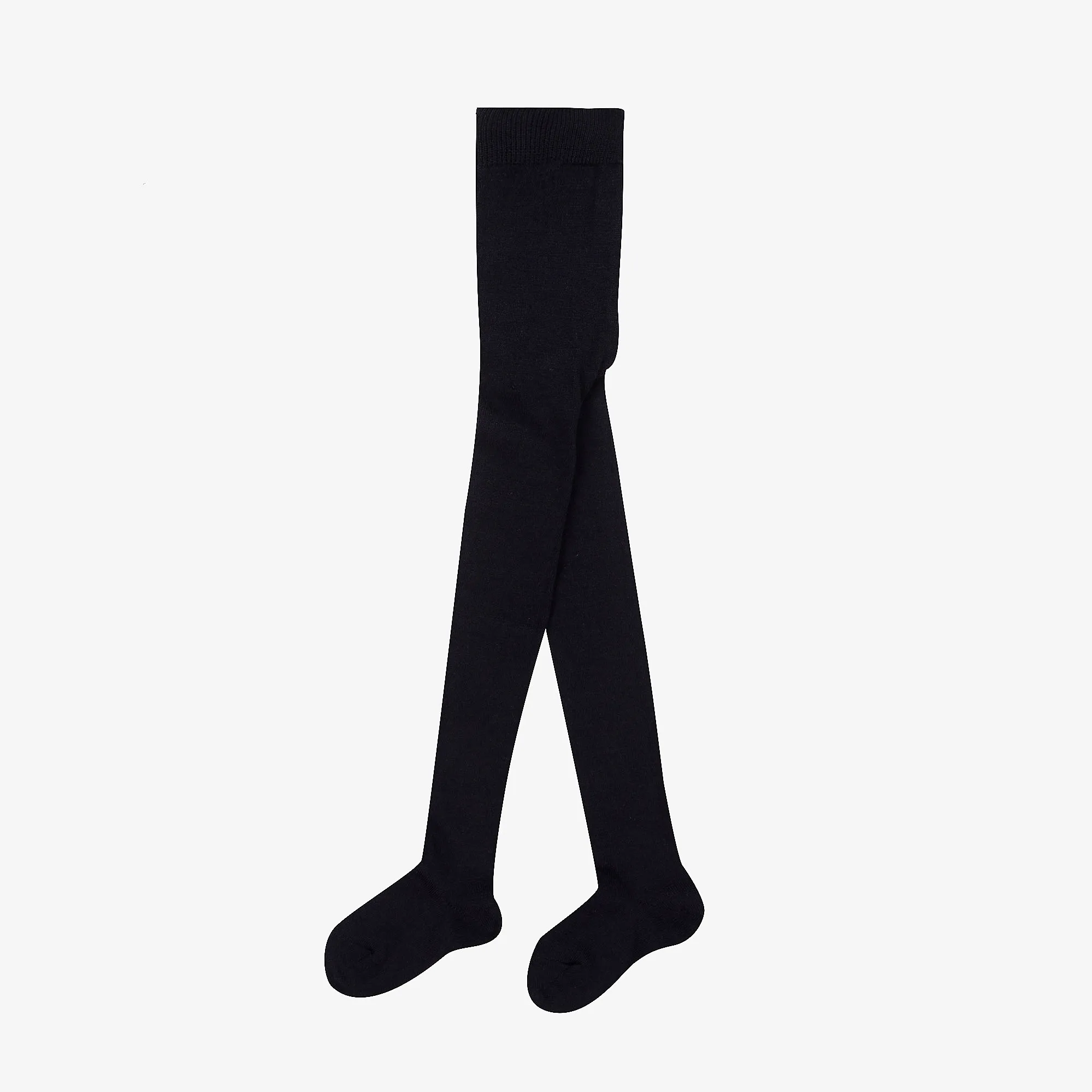 Navy Blue Knitted Wool Tights