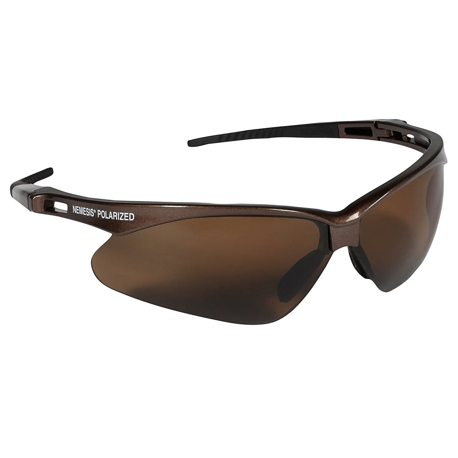 Nemesis Polarized Brown Lens/Frame Safety Glasses #28637