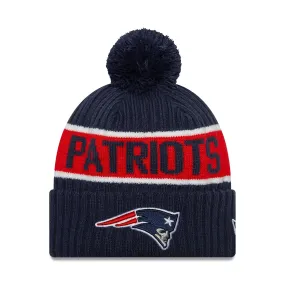 New England Patriots NFL International Series Games London 2024 Navy Sportknit Beanie Hat