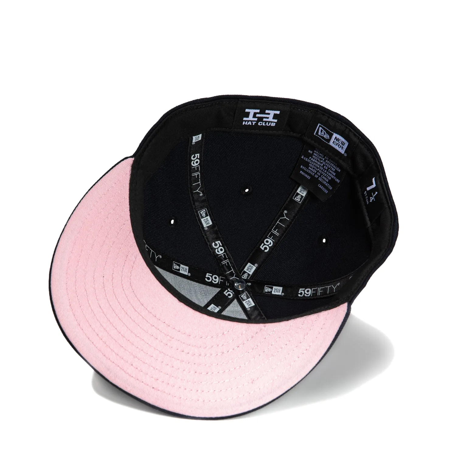 New Era 59Fifty Pink Bottom Ribbon 1992 Hat Club Patch Hat - Navy, White