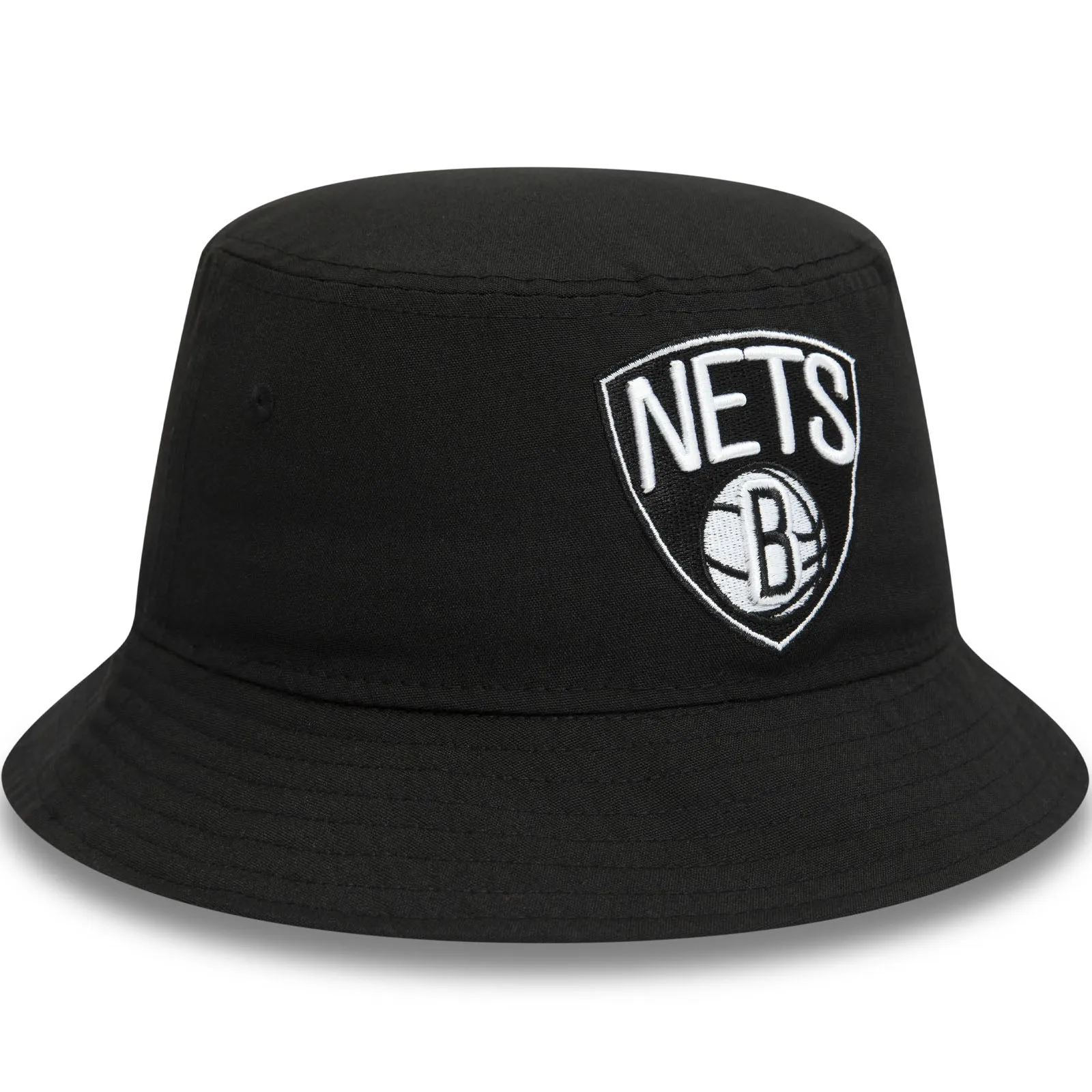 New Era Mens Brooklyn Nets Print Infill Bucket Hat - Black