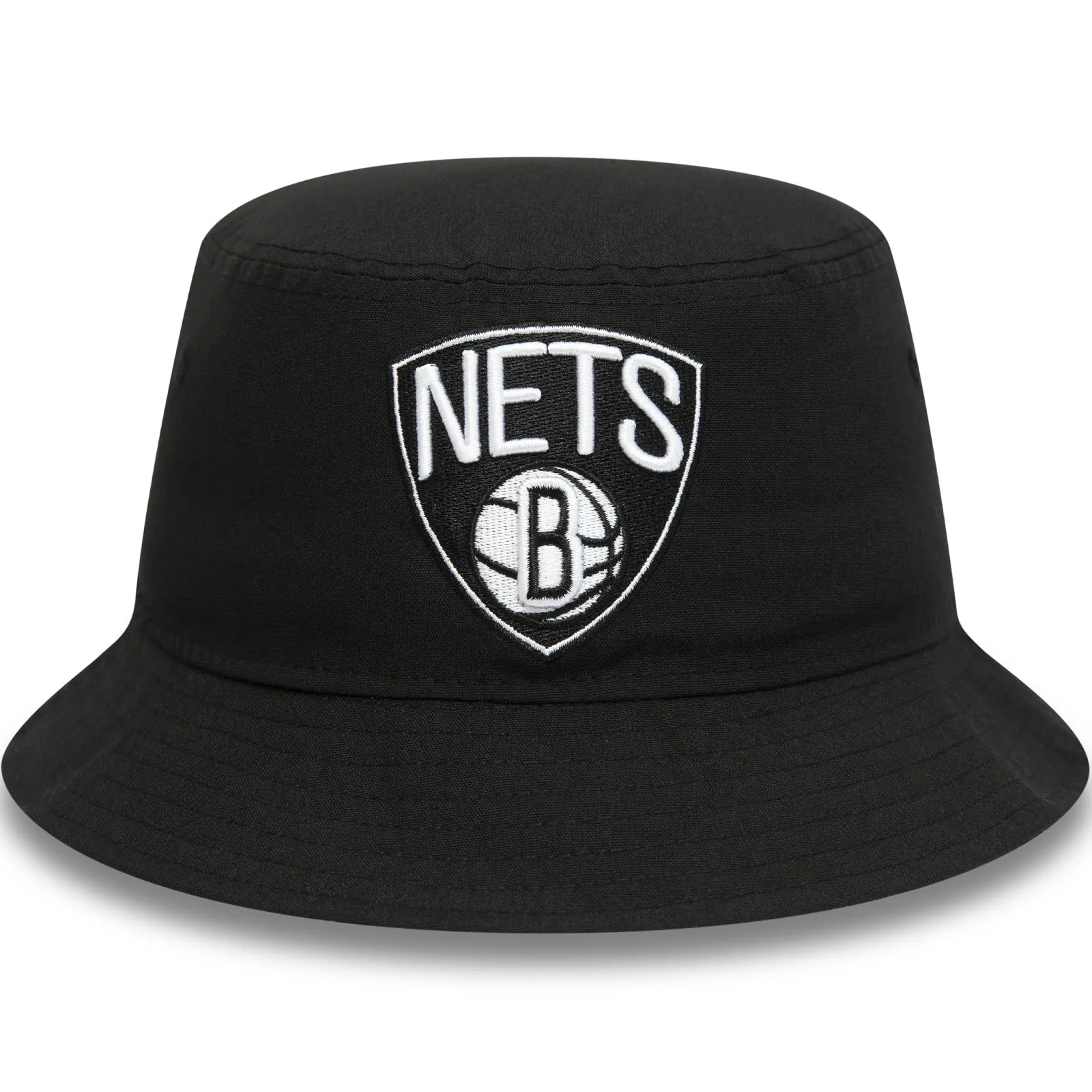 New Era Mens Brooklyn Nets Print Infill Bucket Hat - Black