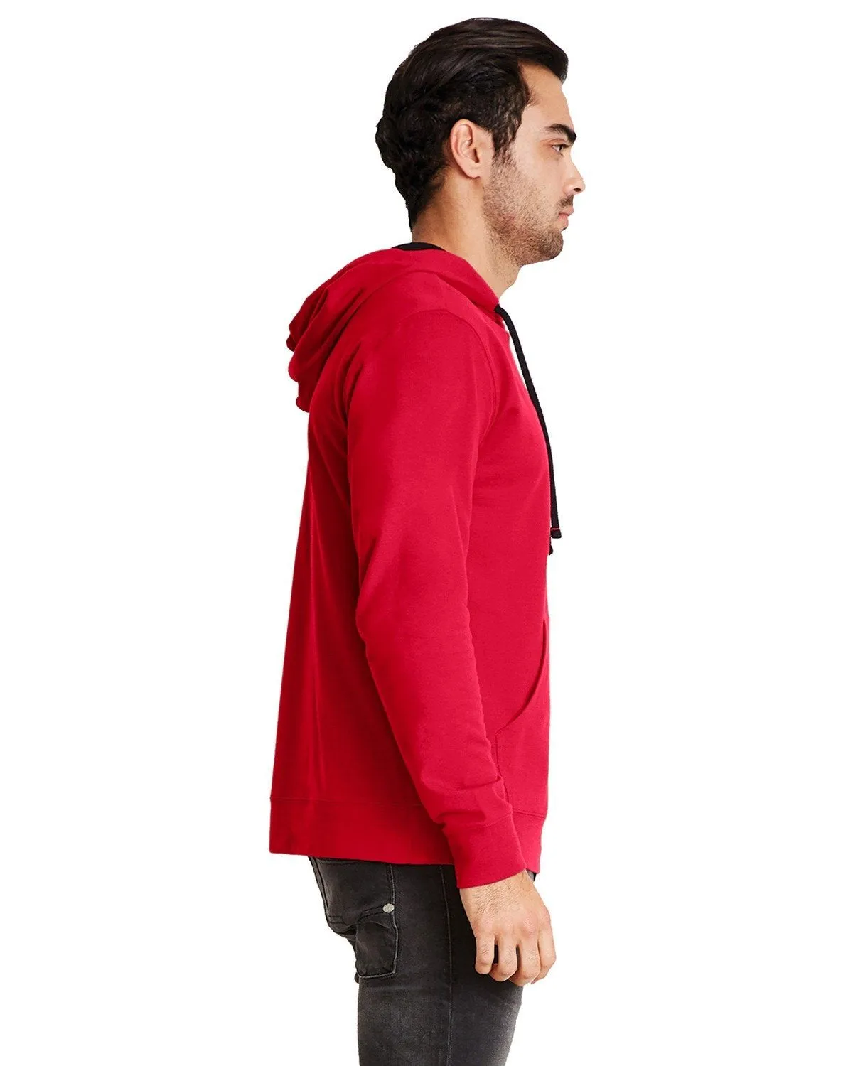 Next Level French Terry Pullover Hoody 9301 Red/ Black