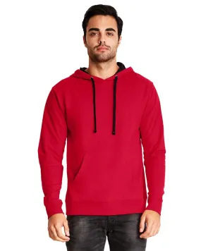 Next Level French Terry Pullover Hoody 9301 Red/ Black