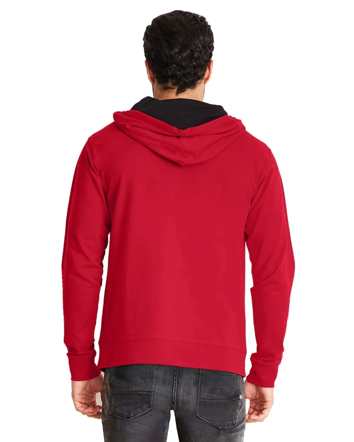 Next Level French Terry Pullover Hoody 9301 Red/ Black