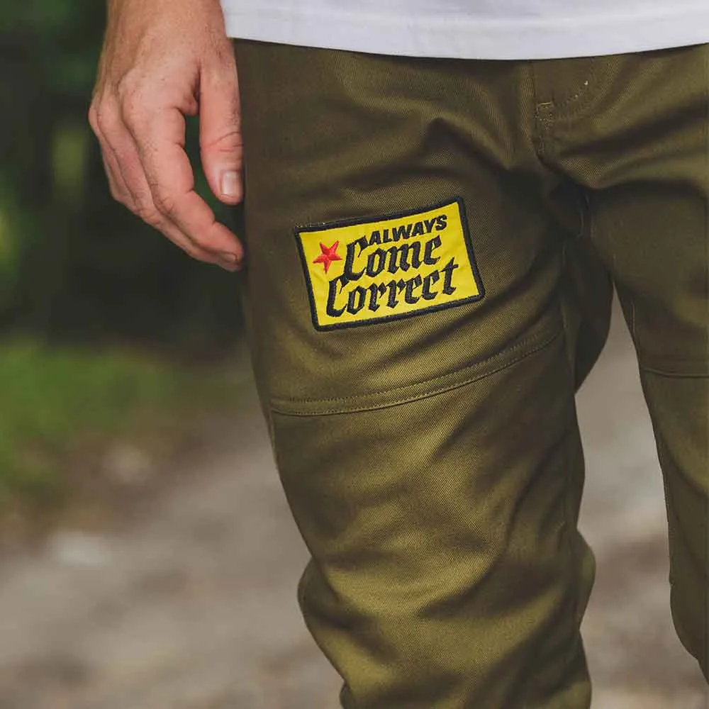 No Worries Work Pant Olive