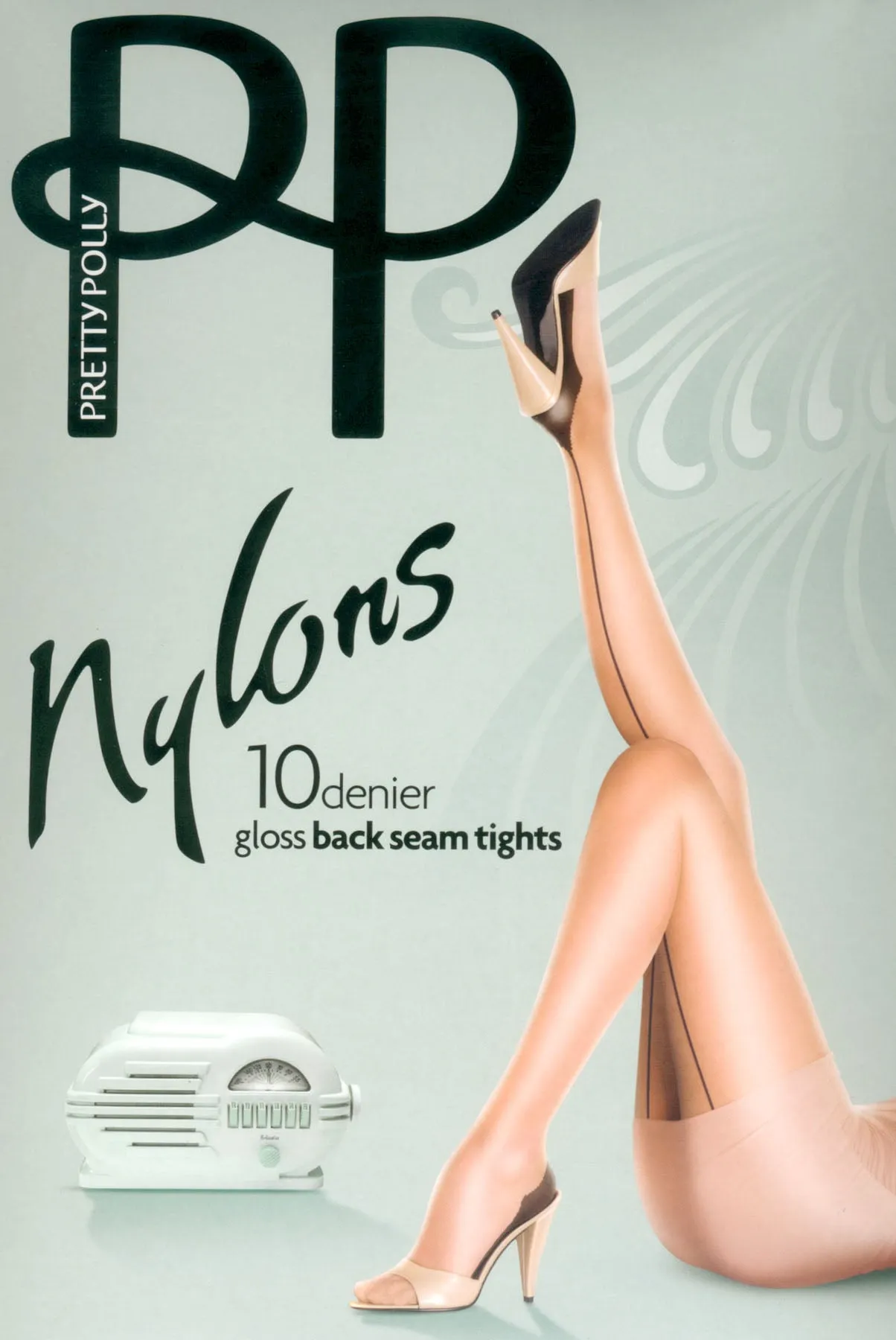 Nylons Back Seamed Pantyhose