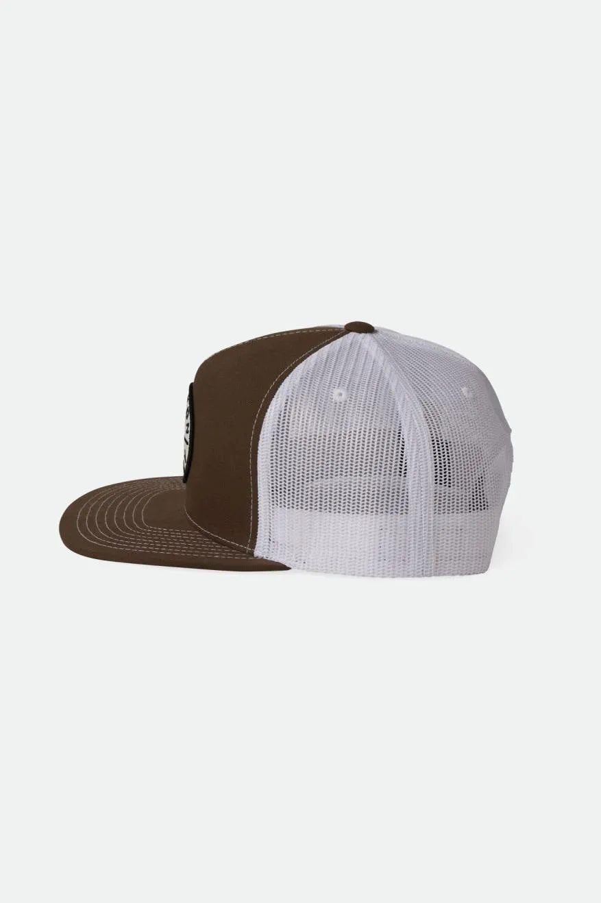 Oath MP Trucker Hat - Sepia/White