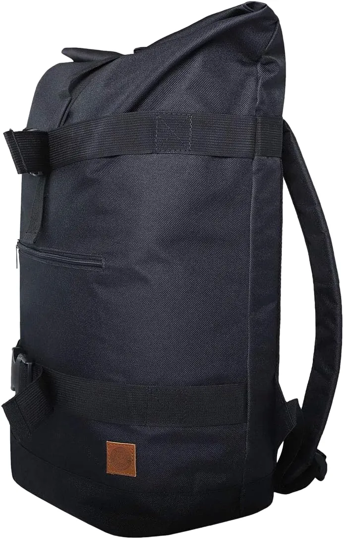 OBEY REVOLT ROLLTOP BAG // BLACK