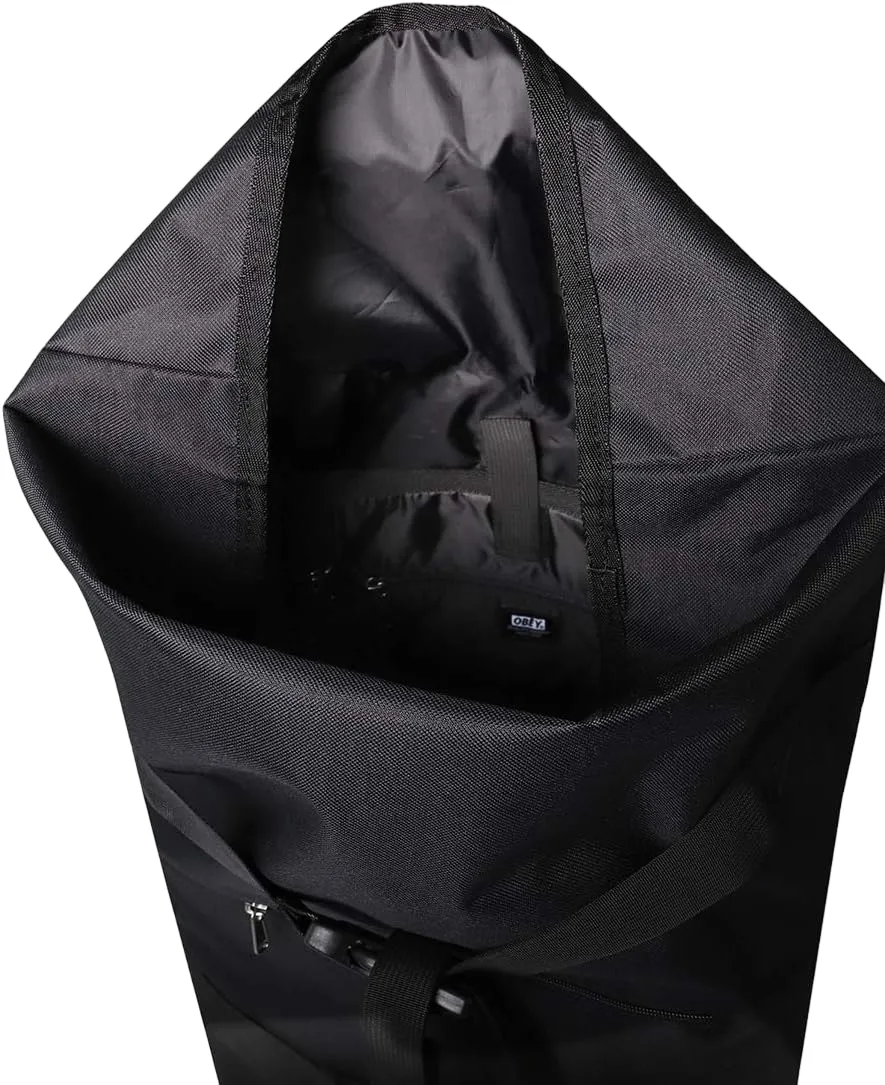 OBEY REVOLT ROLLTOP BAG // BLACK