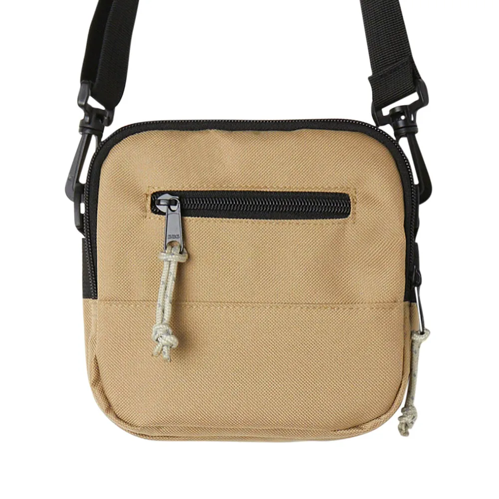 OBEY SMALL MESSENGER BAG // CARAMEL BROWN