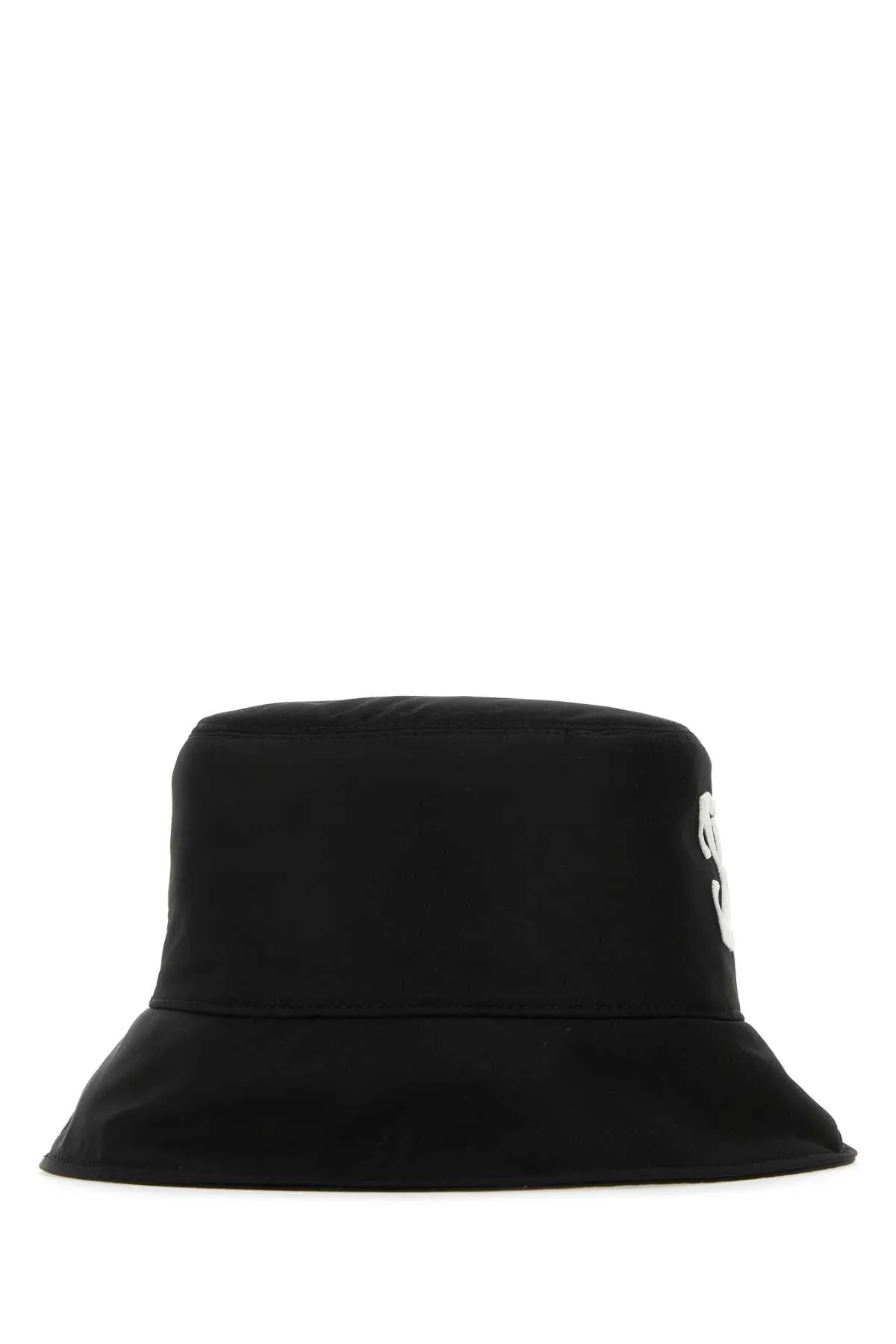 Off White Black Nylon Bucket Hat