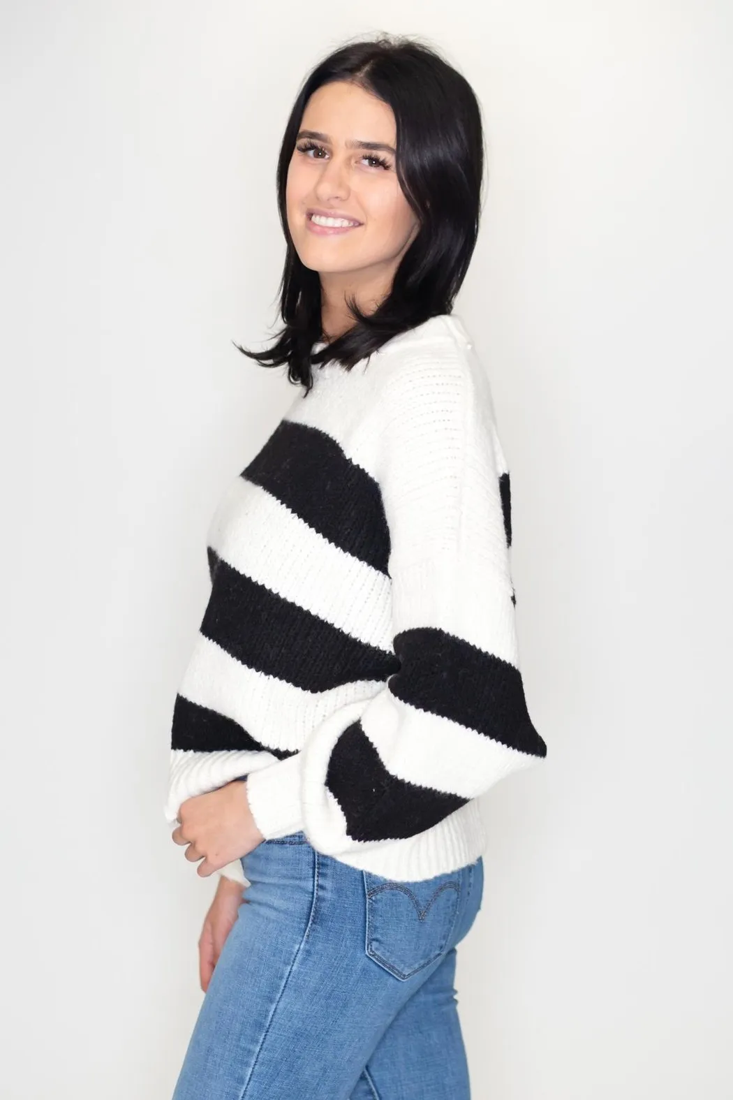 Oversized Striped Sweater