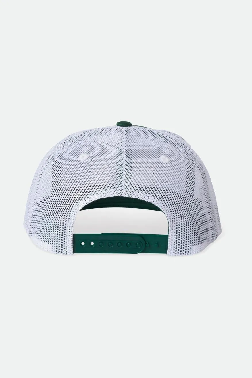 Palmer Proper MP Trucker Hat - Pine Needle/Washed Black