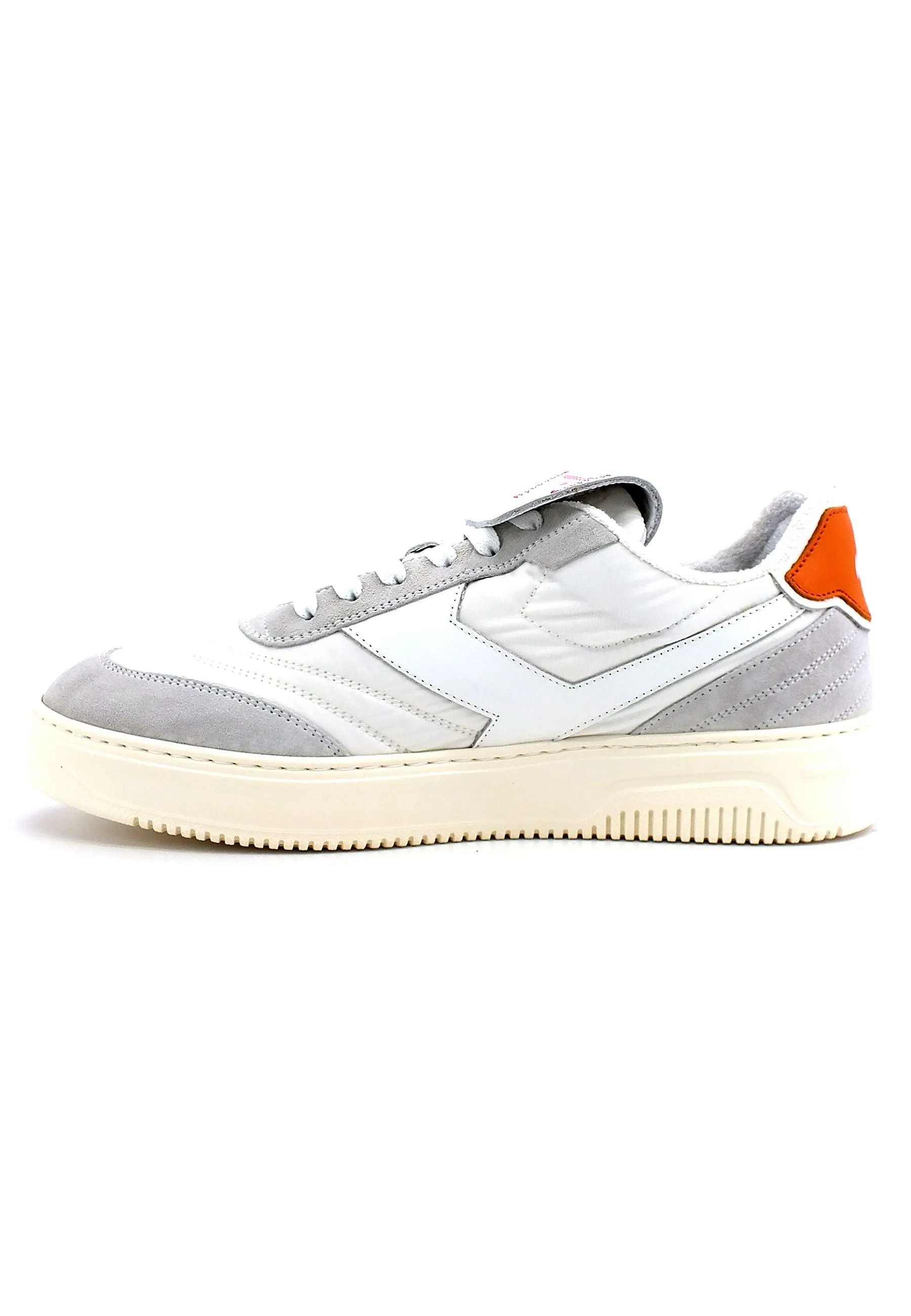 PANTOFOLA D'ORO Sneaker Uomo Bianco Grigio Arancio PDL2WU