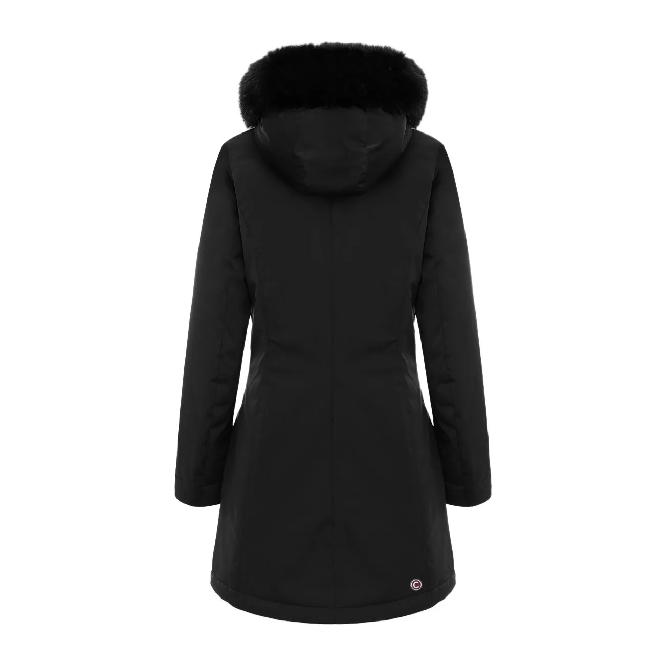 PARKA LUNGO CON CAPPUCCIO Donna Nero