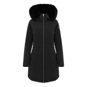 PARKA LUNGO CON CAPPUCCIO Donna Nero