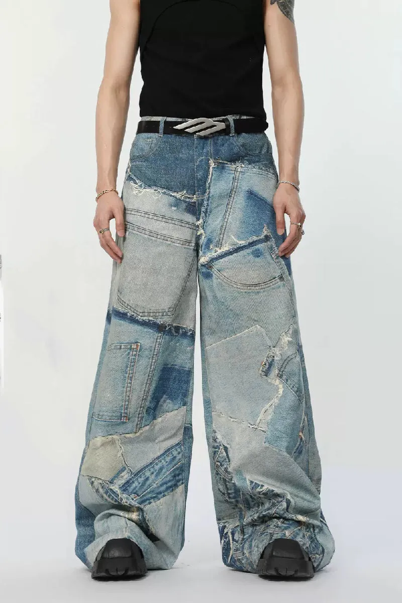 Patchwork Vintage Jeans